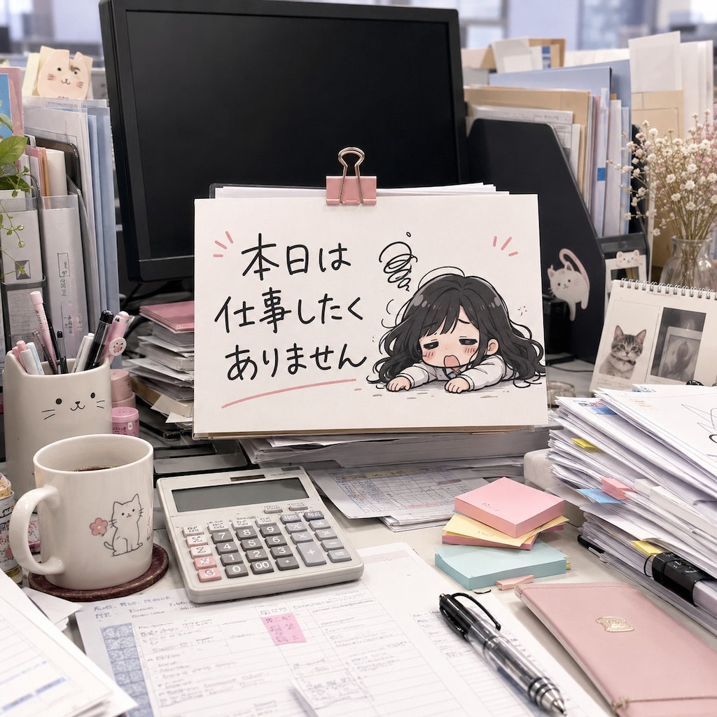本日は仕事したくありません
