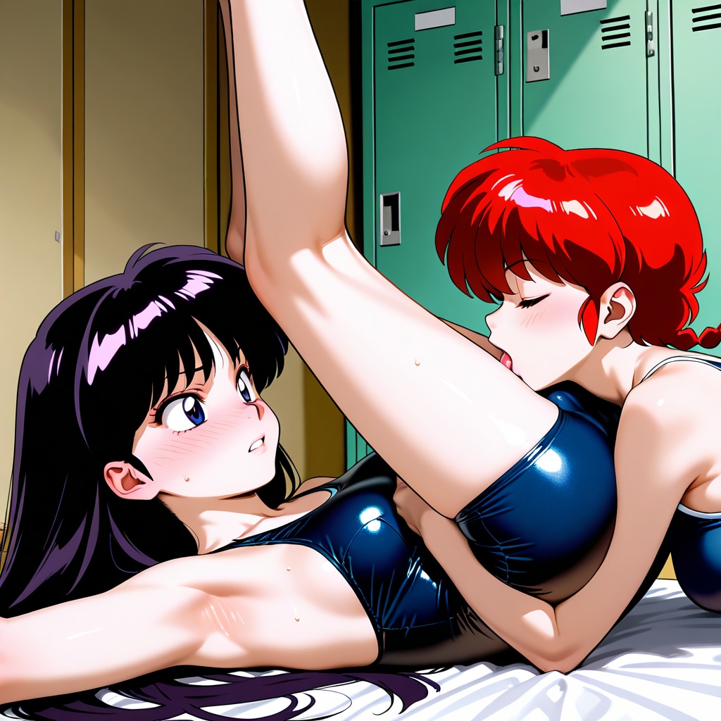 久々の！スク水クンニ、うめ～♡