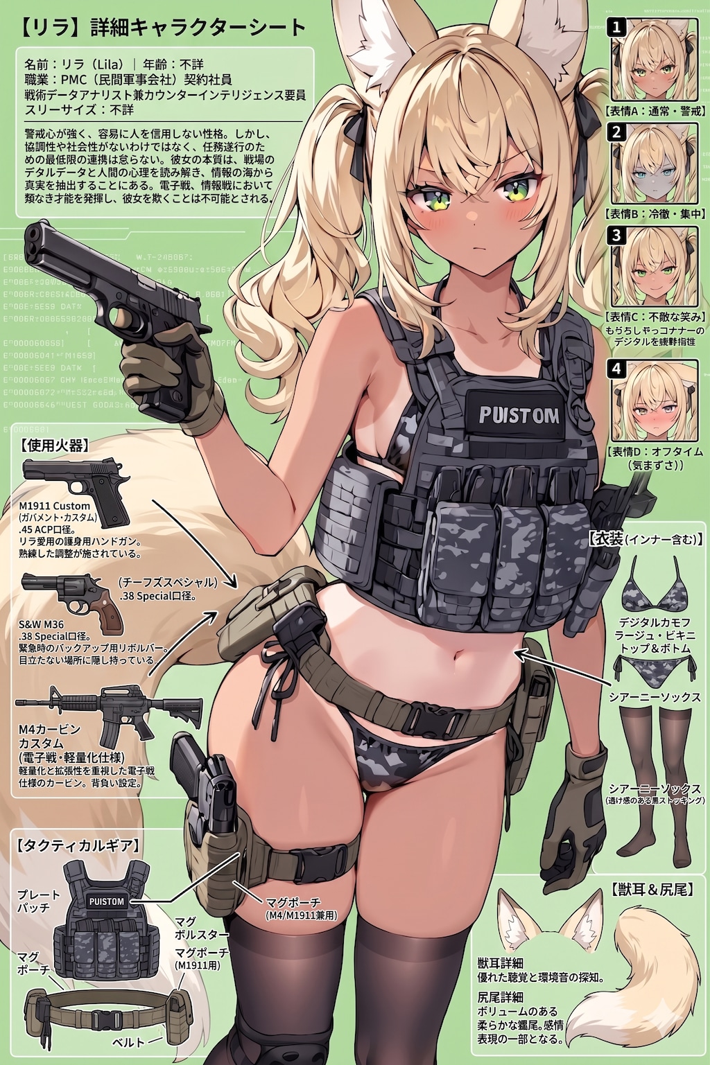 キツネ傭兵リラ