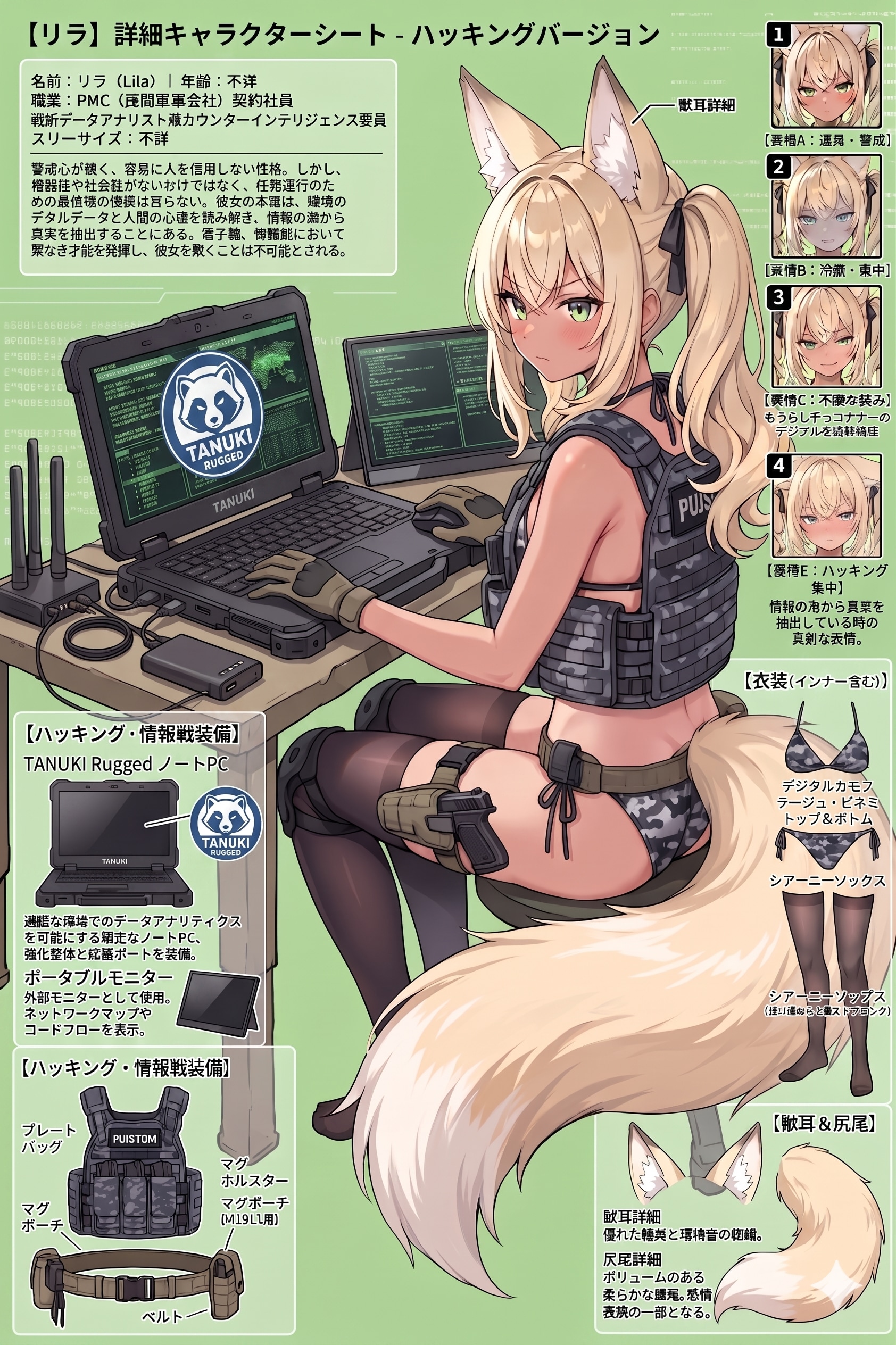 キツネ傭兵リラ | の人気AIイラスト・グラビア