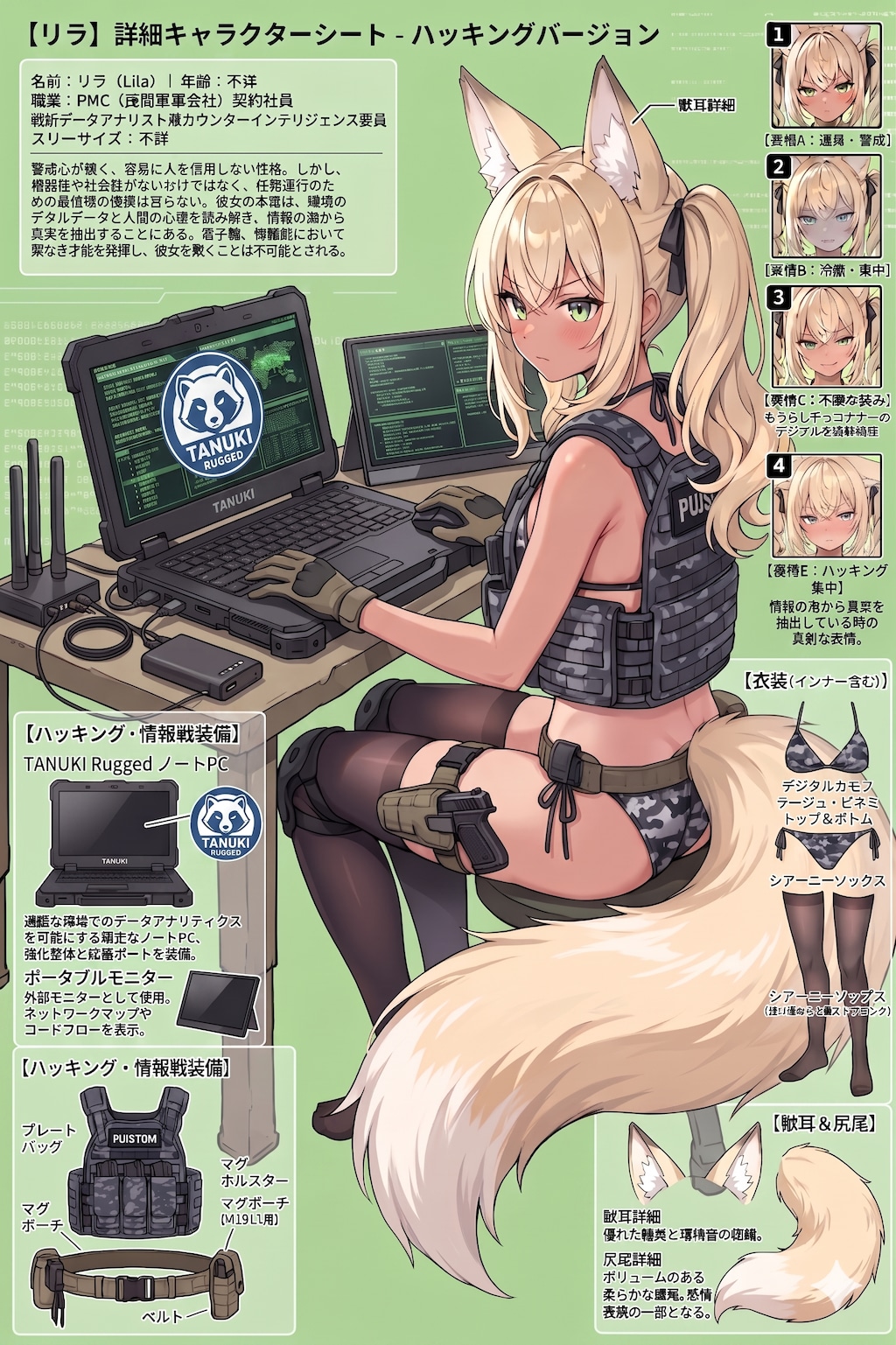 キツネ傭兵リラ