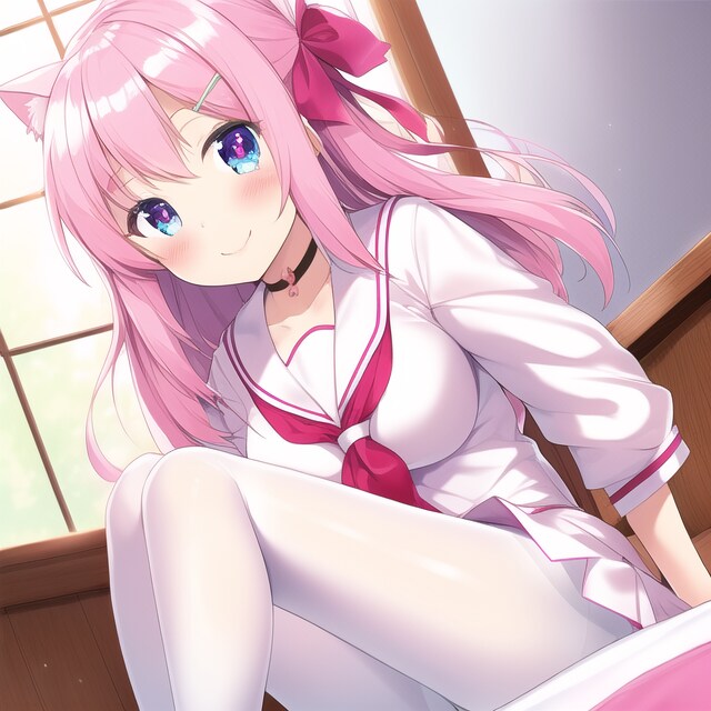桃色学生服