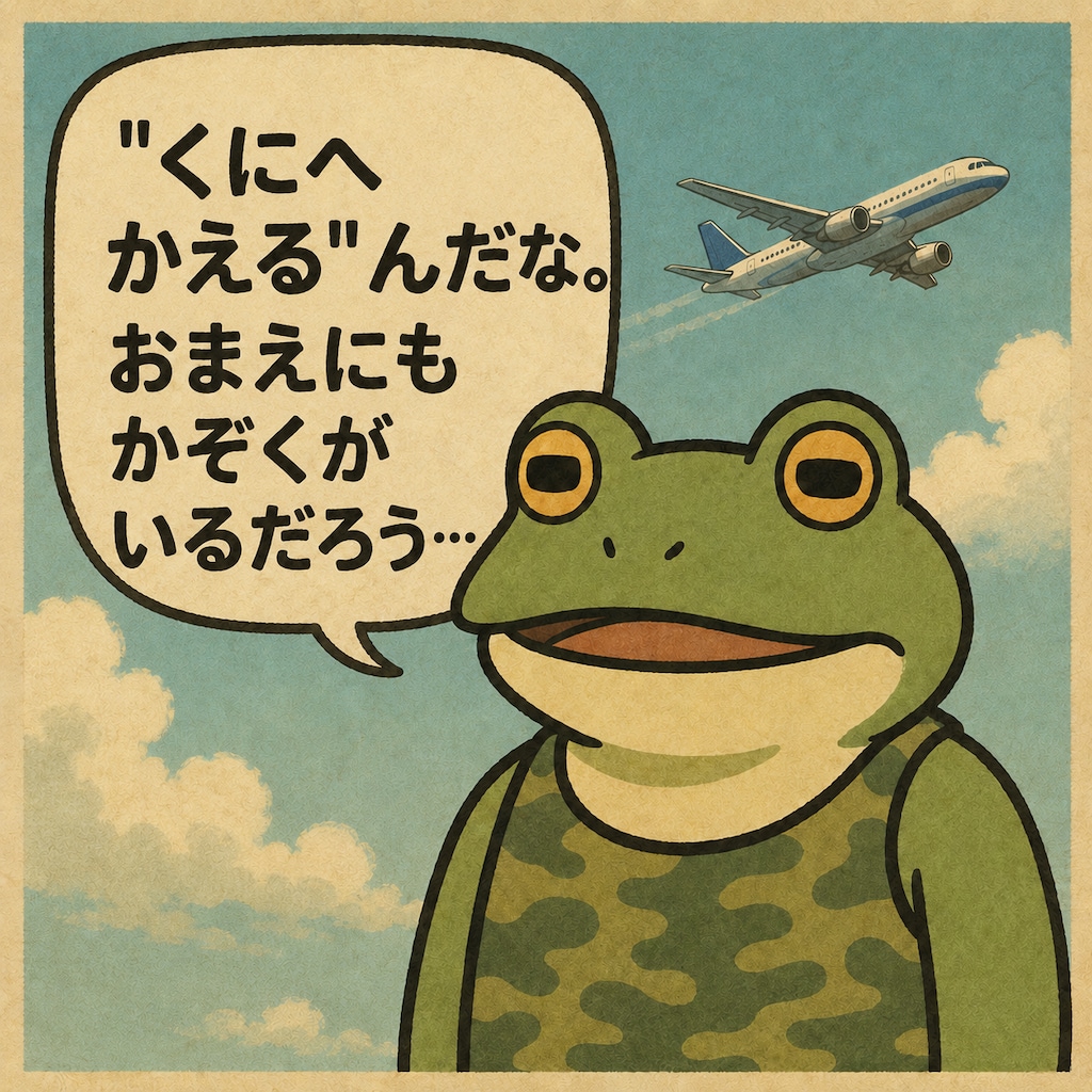 投稿企画[くにへかえる]の見本とか質問受付のところー