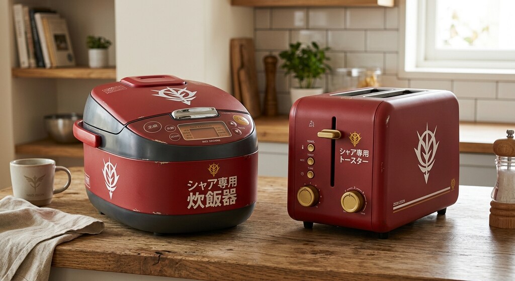 シャア専用炊飯器&トースター