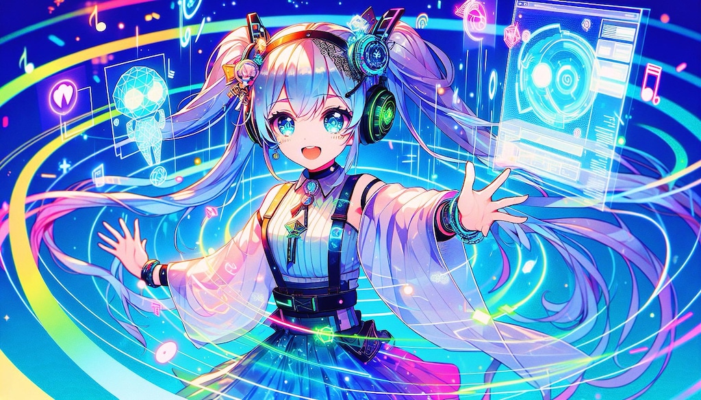 ミク•*¨*•.¸¸♬︎