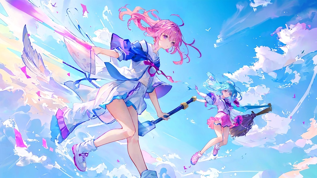 舞い降りる仙女たち