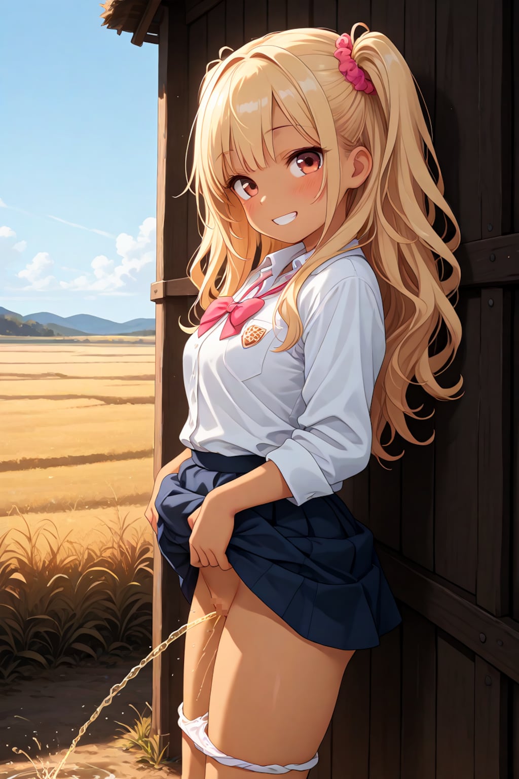 女友達と連れ立ちション