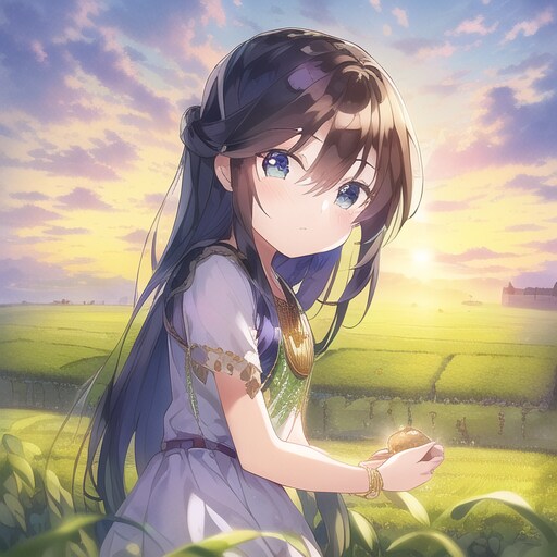 ユーフラテスの農家（黄昏）