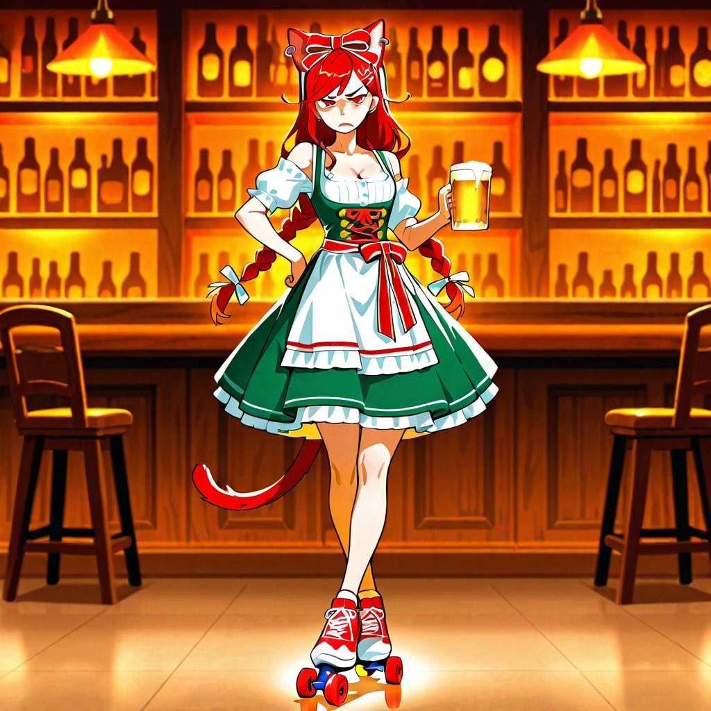 不機嫌な顔？元からだよ、チッ | の人気AIイラスト・グラビア