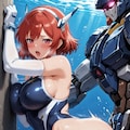 メカおち〇ぽにイカされ💦海の藻屑と散る💦・・美少女型兵器達（量産型トリガーハート）！ 4枚目