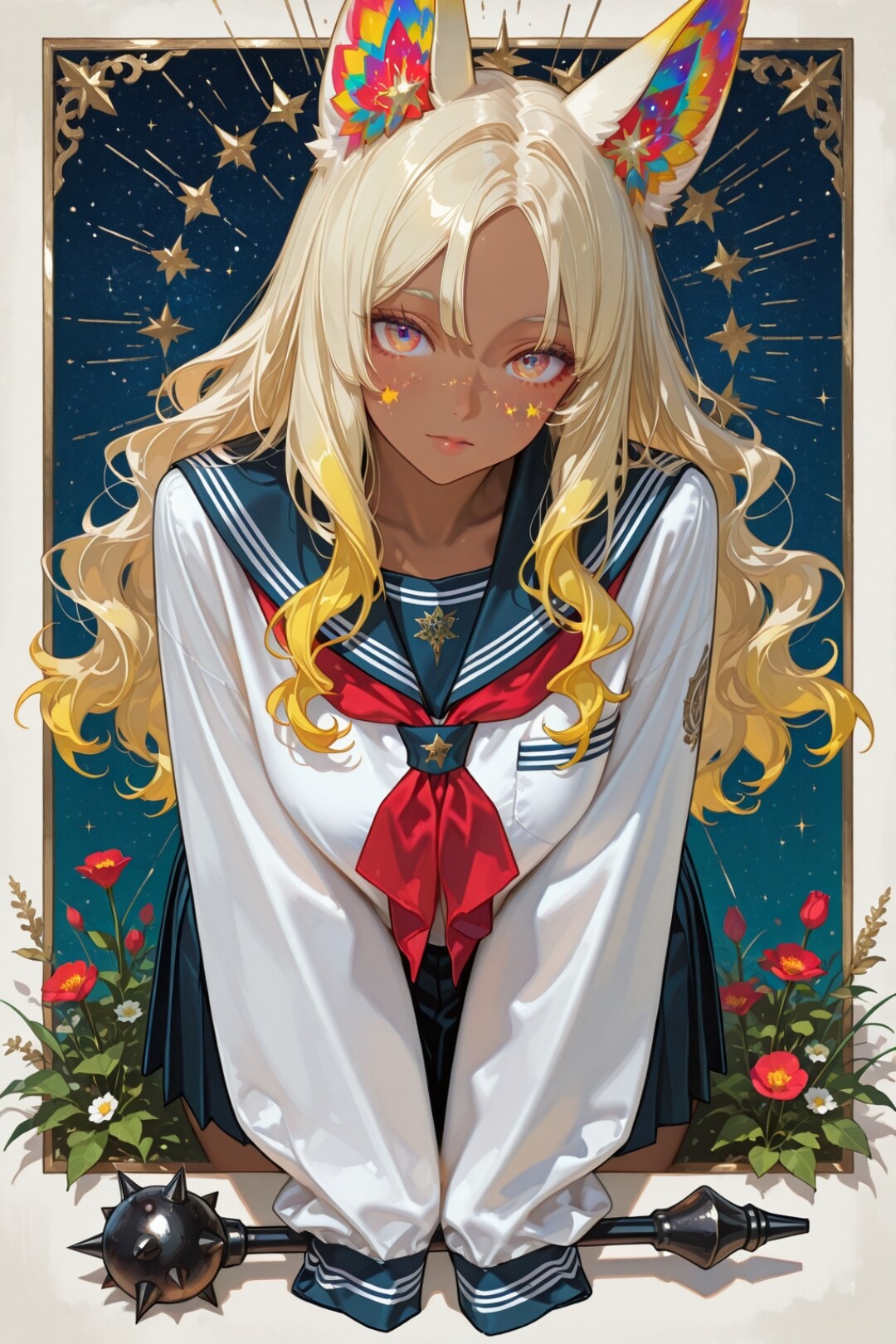 けもみみ女子高校生 | の人気AIイラスト・グラビア