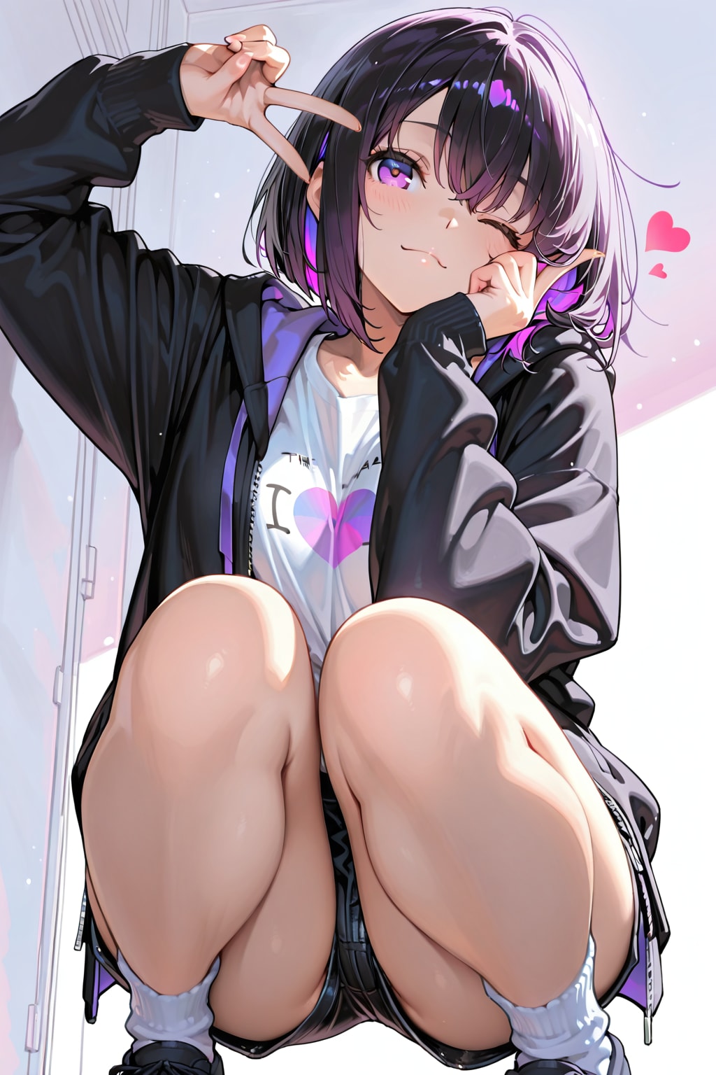 紫が似合う女の子143
