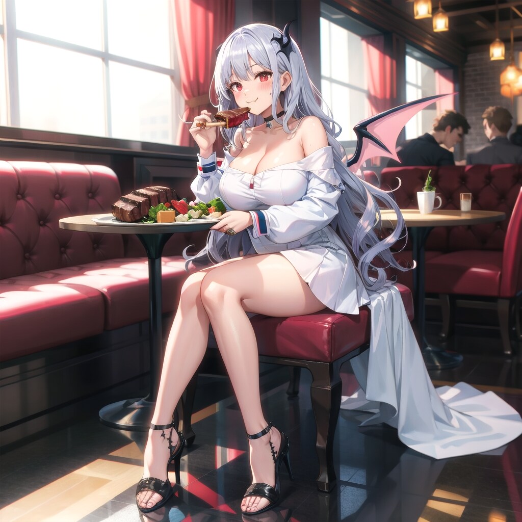 ステーキとチョーカー