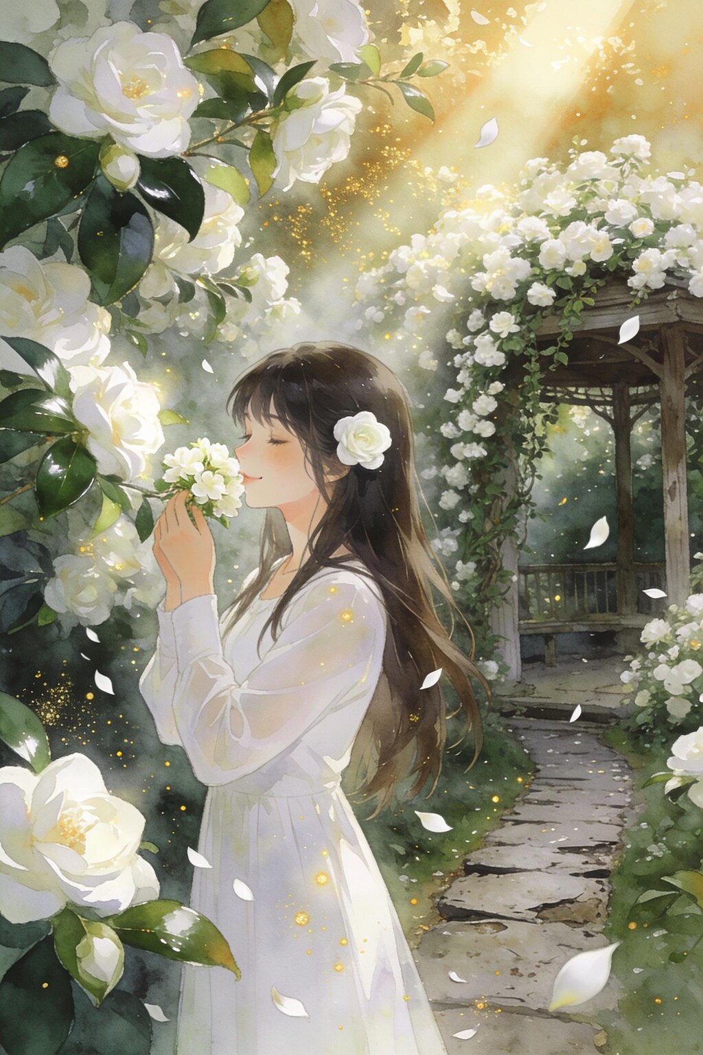 クチナシの花