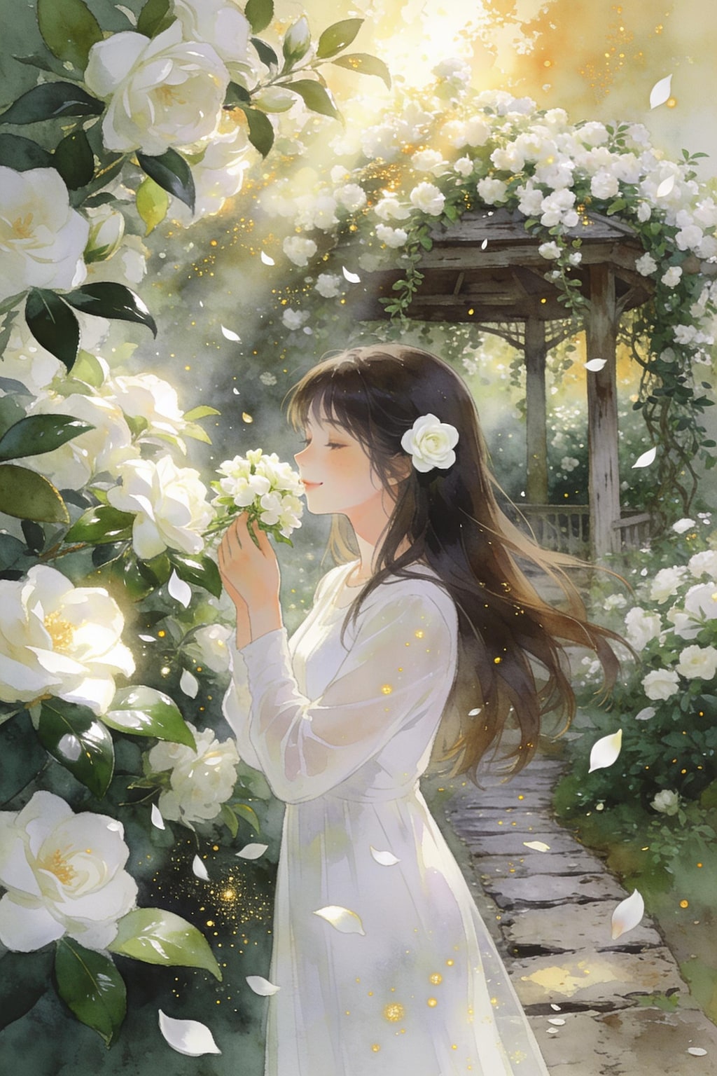 クチナシの花