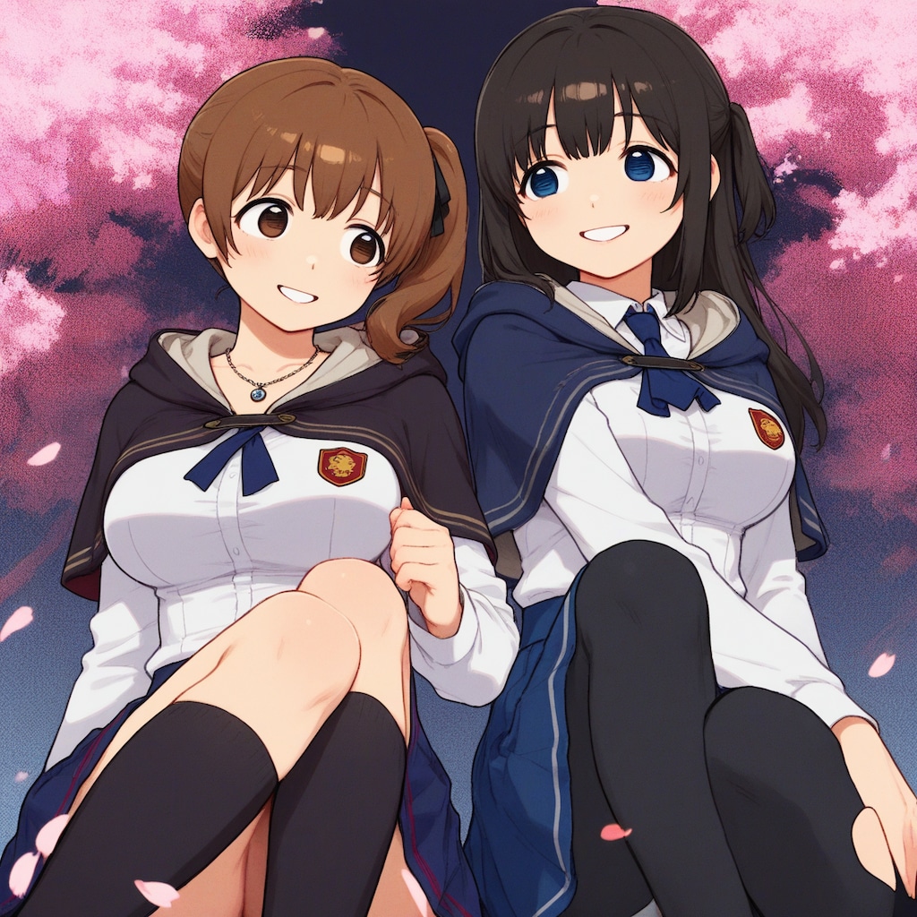 オリジナル④ゆずさとスノウの入学式