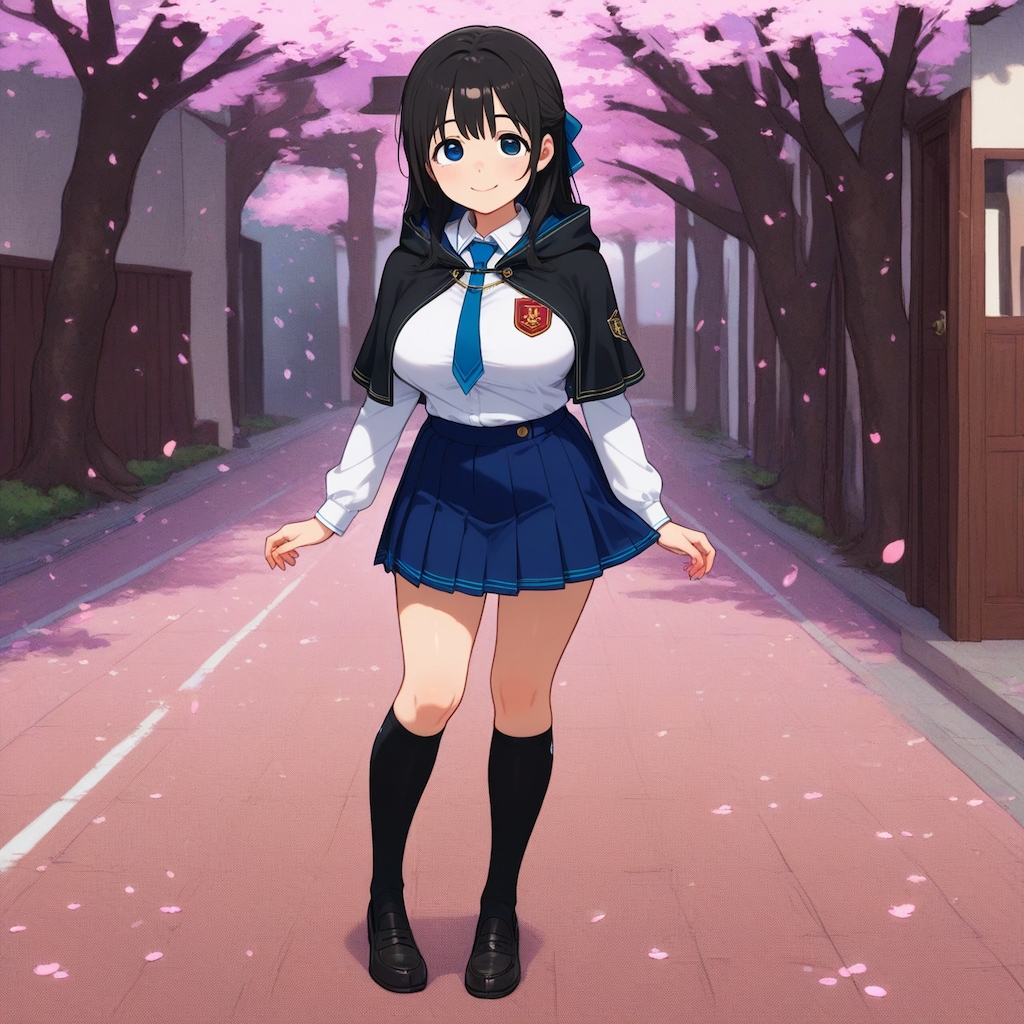 オリジナル④ゆずさとスノウの入学式