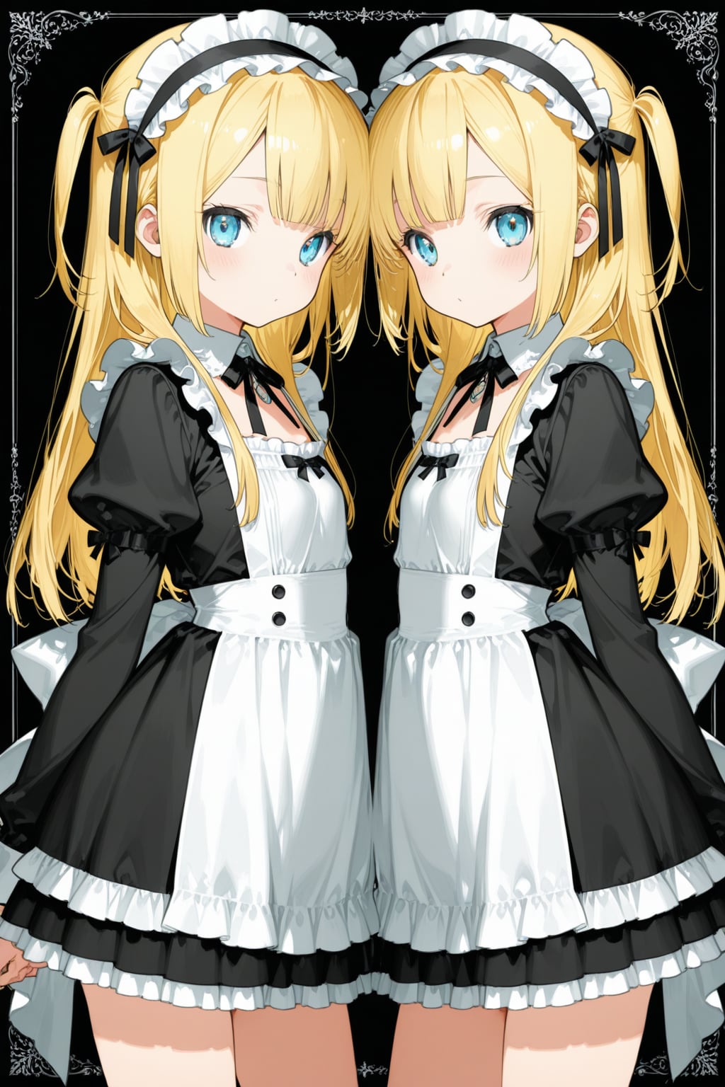 双子のメイドさん | の人気AIイラスト・グラビア