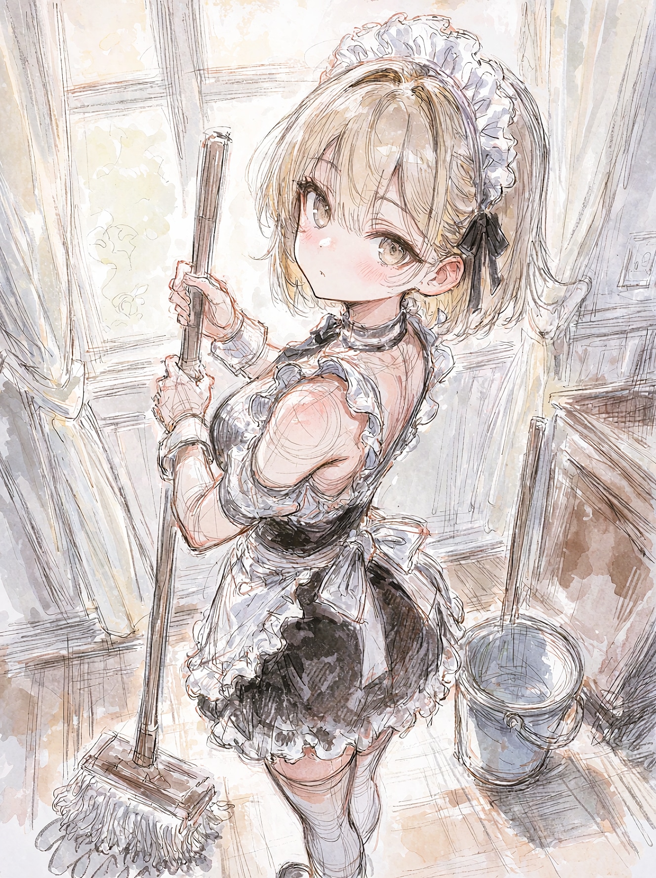 sketchなmaidさん | の人気AIイラスト・グラビア