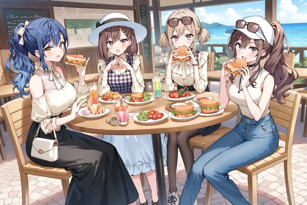 小旅行でサンドウィッチ