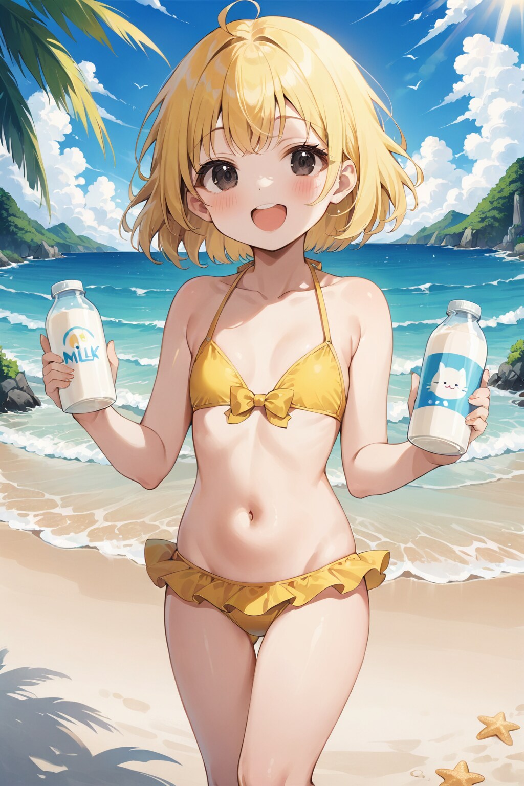EMERALDな夏のミルク飲み園児ちゃん