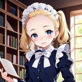書斎のメイド (10枚) 4枚目