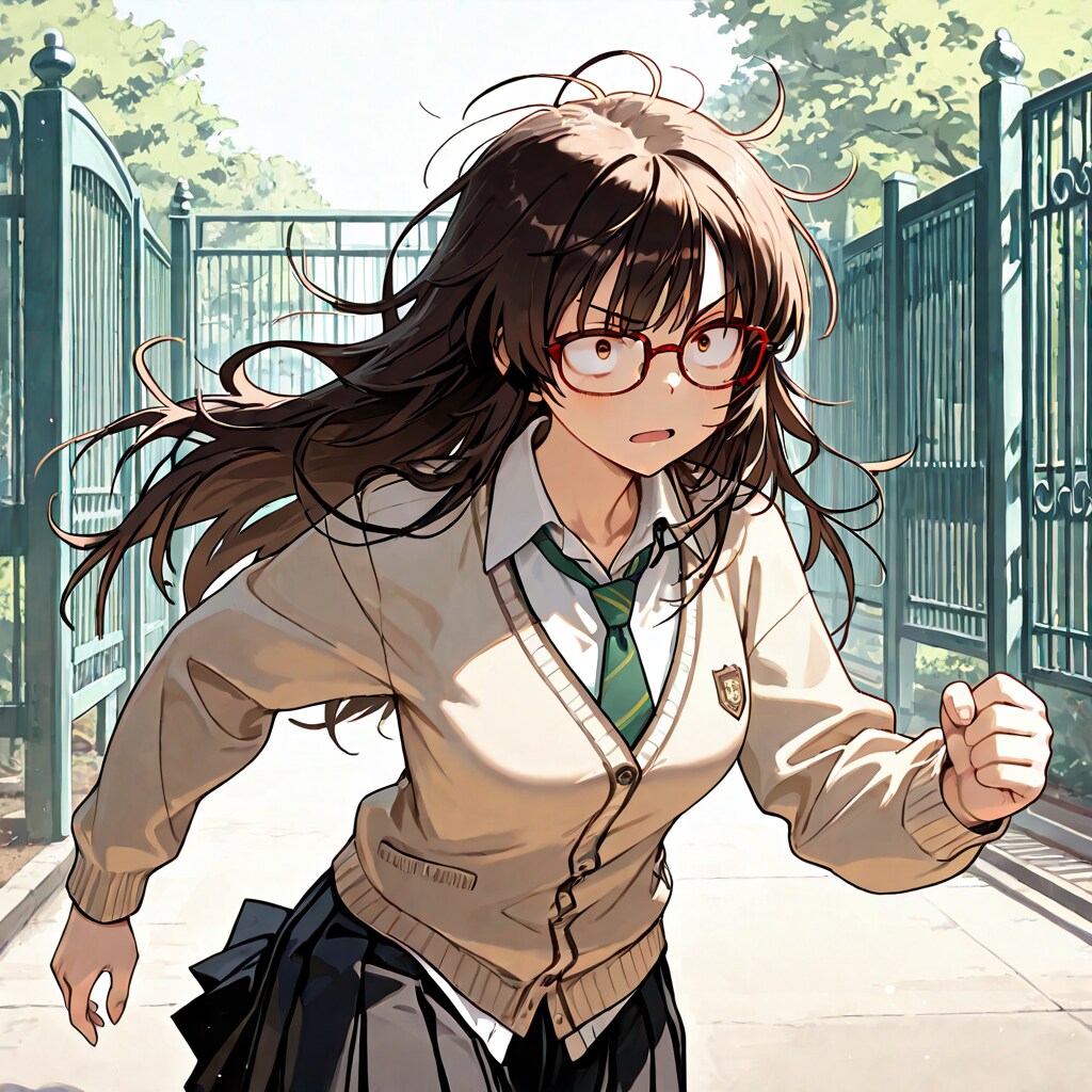 寝坊ギリギリ登校！騒がし朝の結月さん | の人気AIイラスト・グラビア