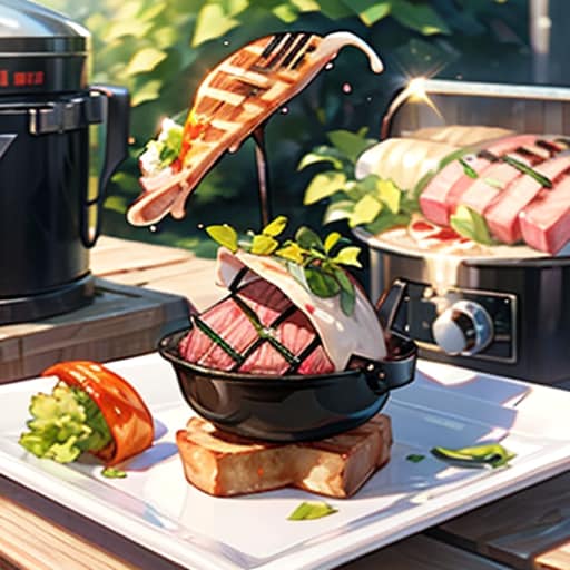 洒落たランチ
