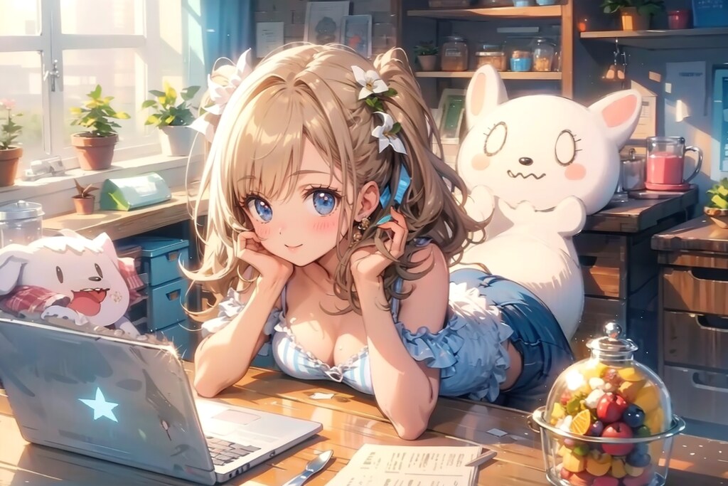 デスクワーク #7　TOPAZ