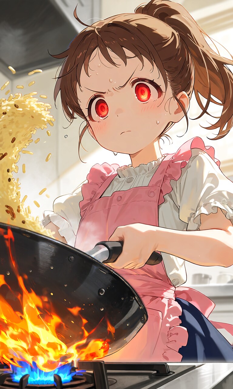 【8月8日】パパの為に中華１番な女児