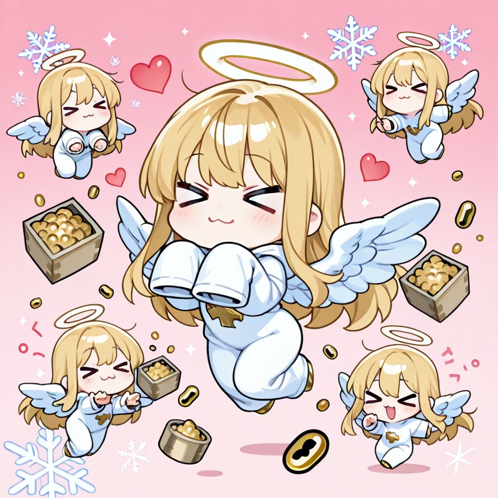 節分の天使ちゃん