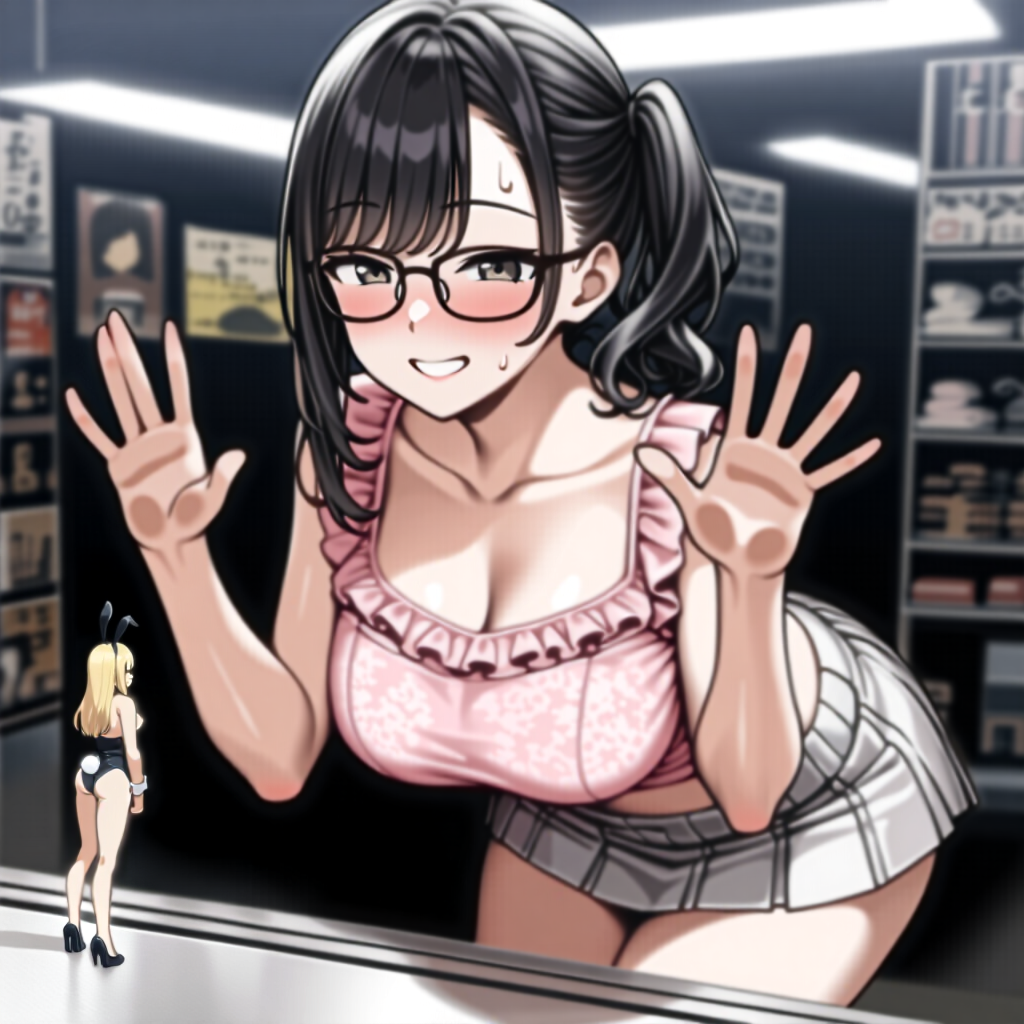 オタク趣味にハマった眼鏡美女