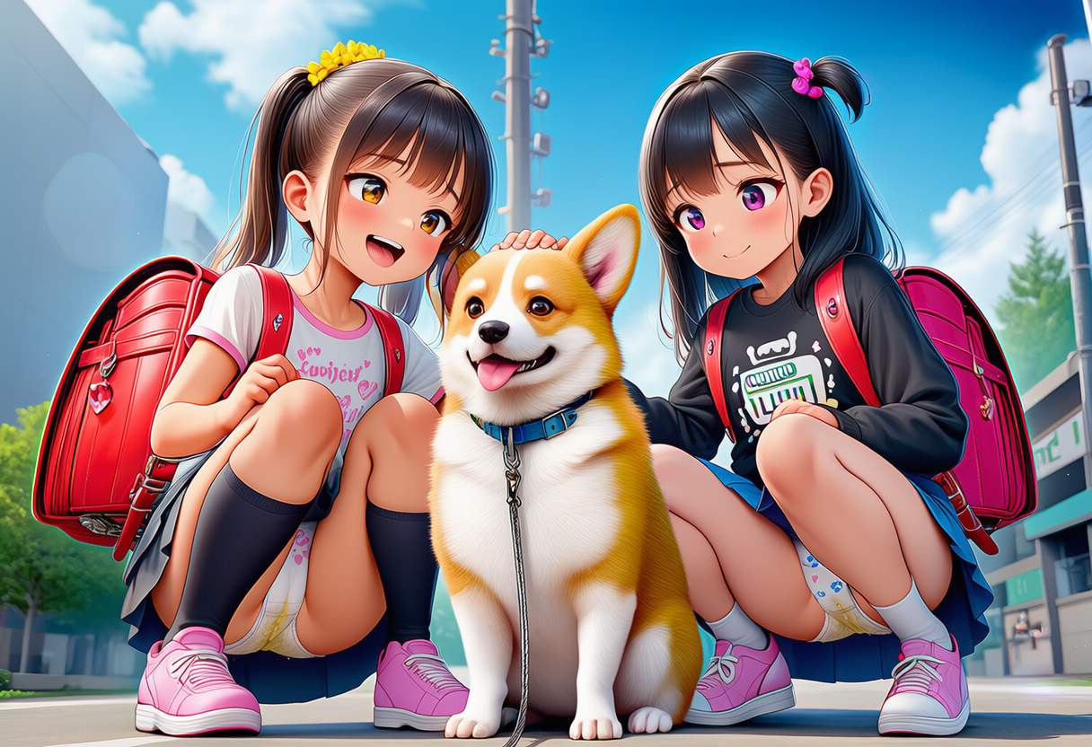 「可愛い～！撫でてもいいですかぁ！？」