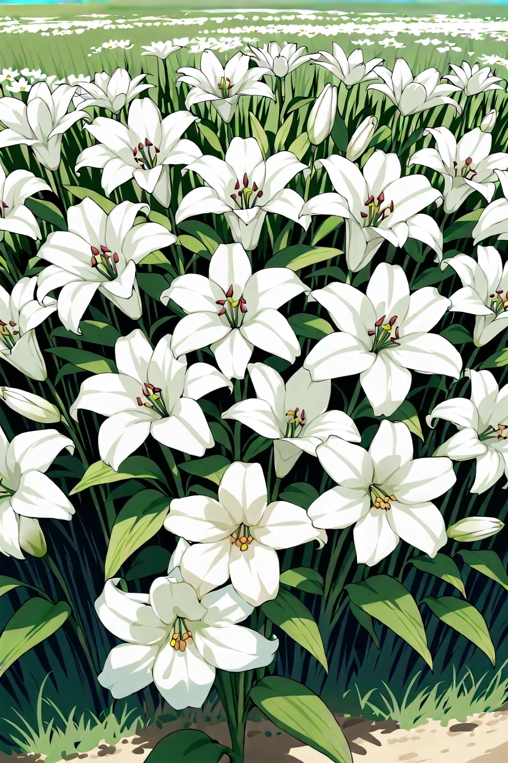 百合花畑