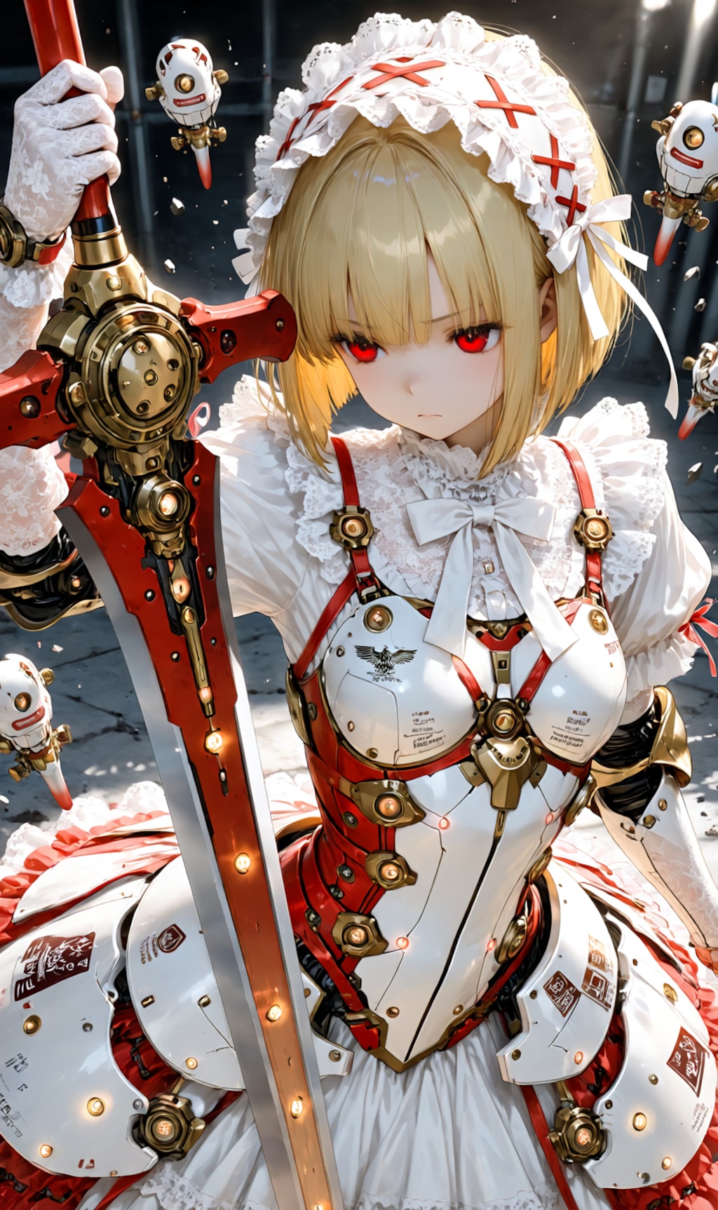Armored Maid red