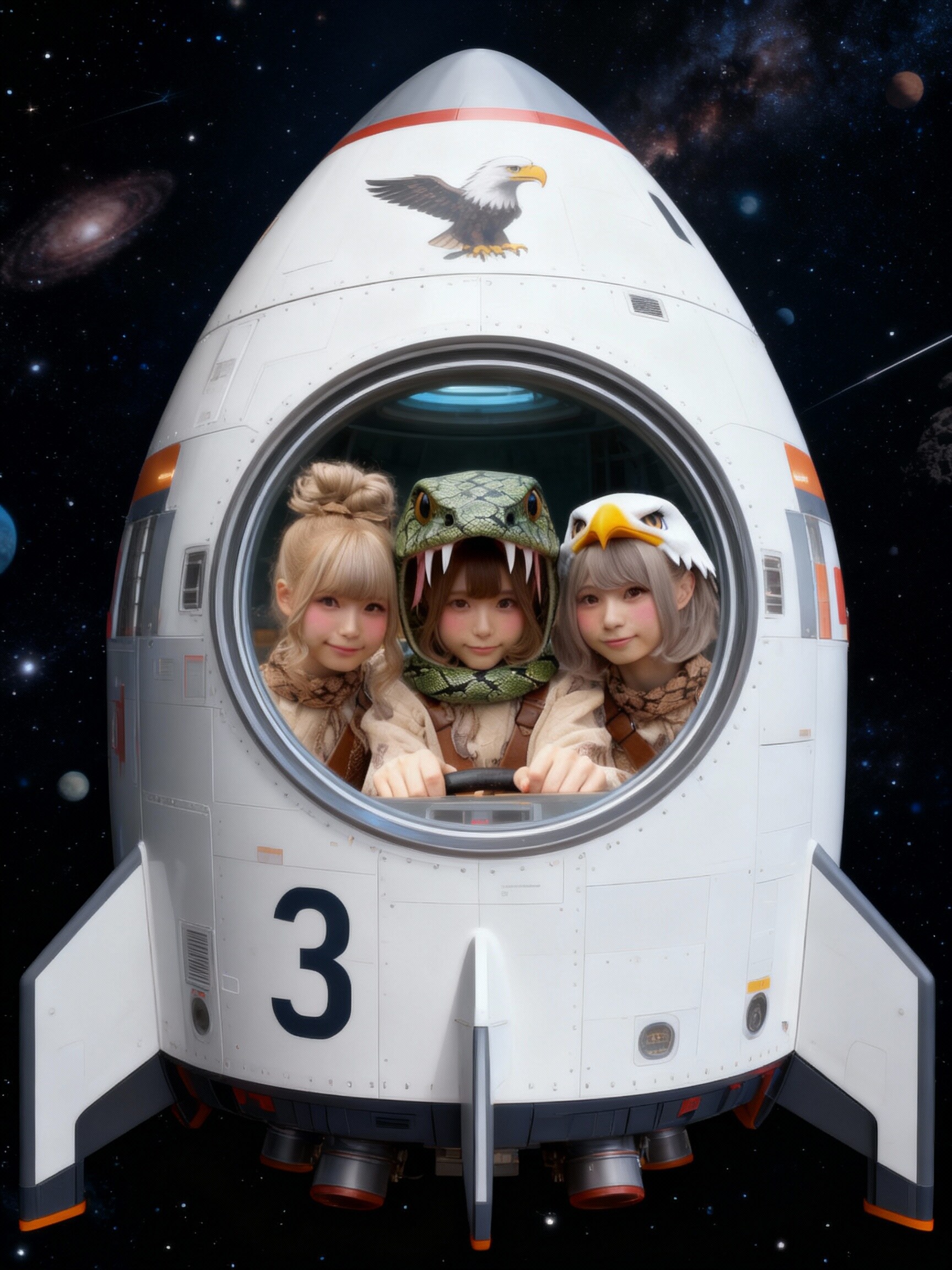 3ダーバード | の人気AIイラスト・グラビア