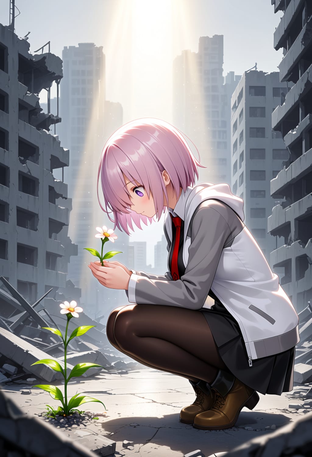 廃墟に咲く希望