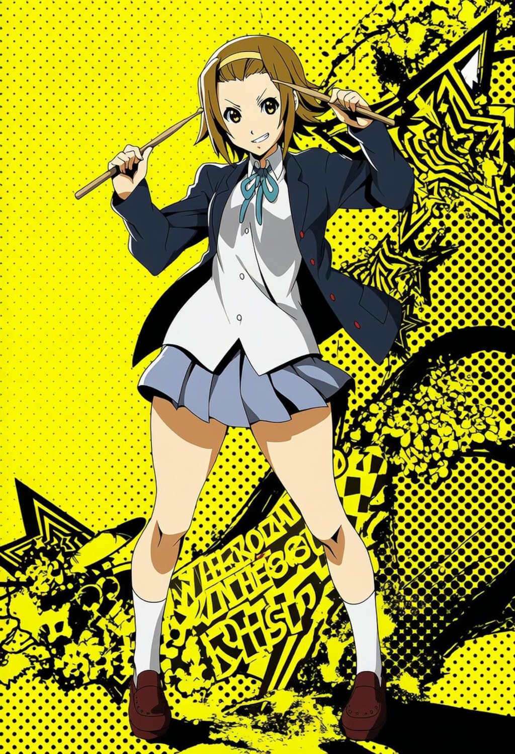 制服コスプレ黄色テーマ人妻