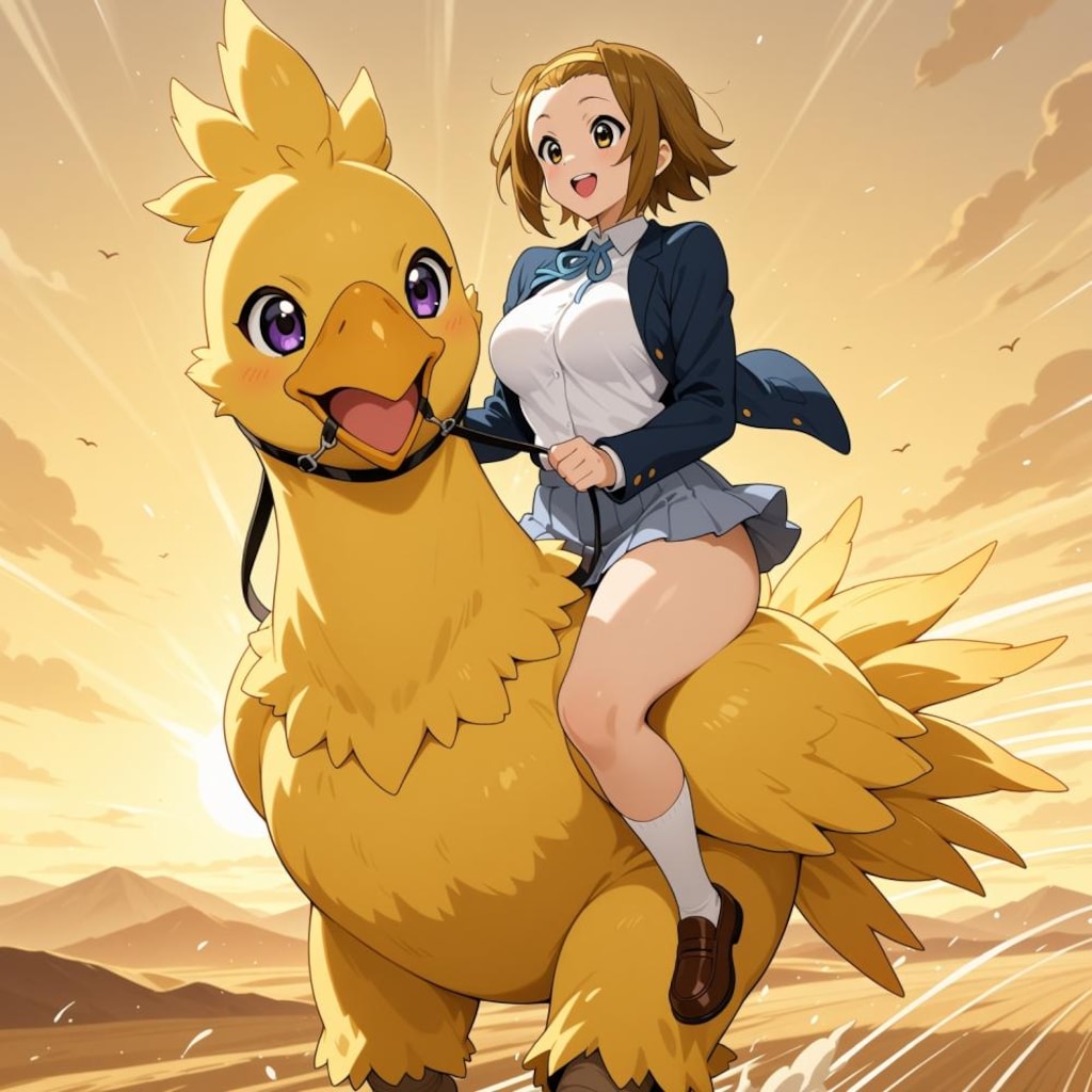 制服コスプレ黄色テーマ人妻