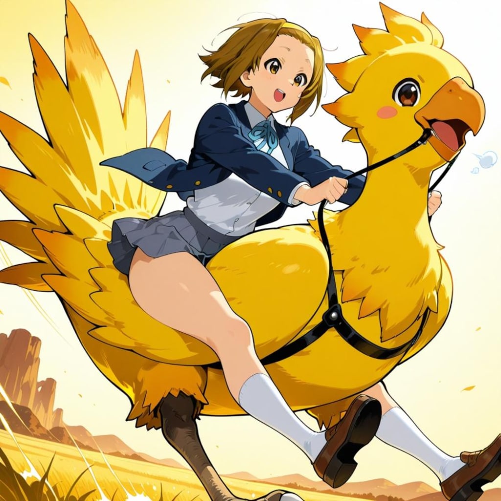 制服コスプレ黄色テーマ人妻