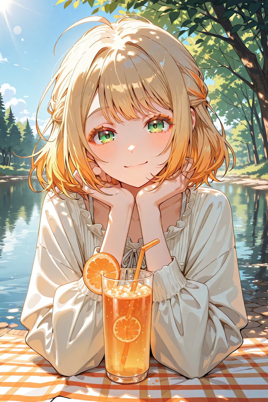 美味しいよ！オレンジジュース🍹！