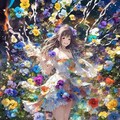パンジーの花畑 3枚目