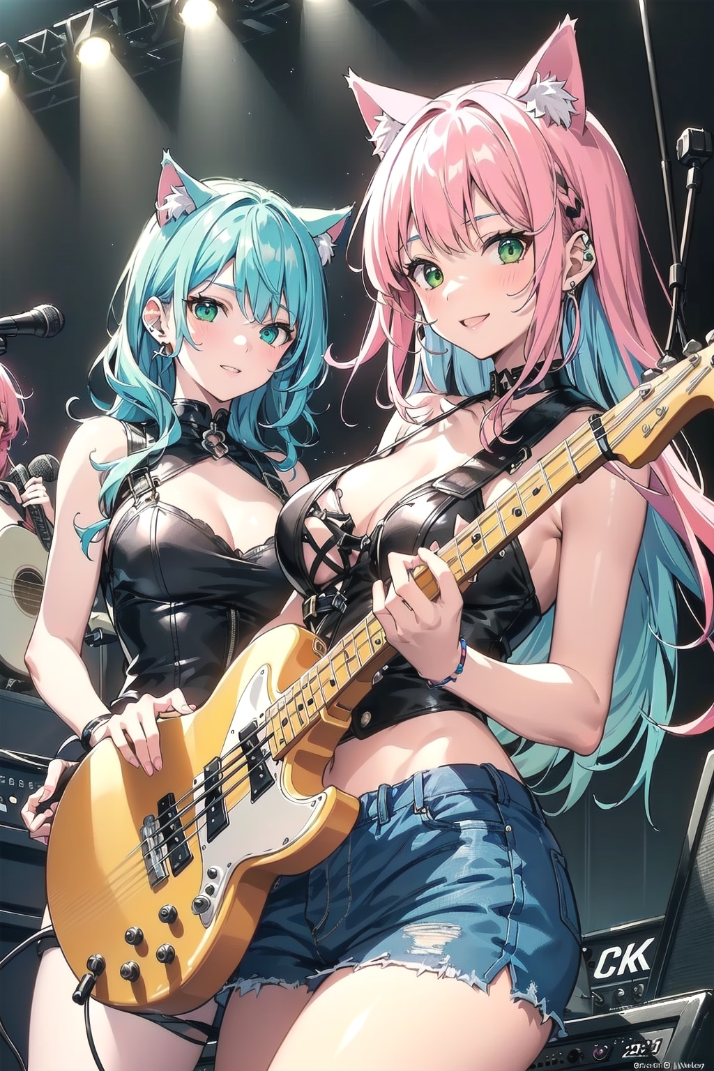 猫耳姉妹の「Nekomimi Super Live」🐱🎸🐱