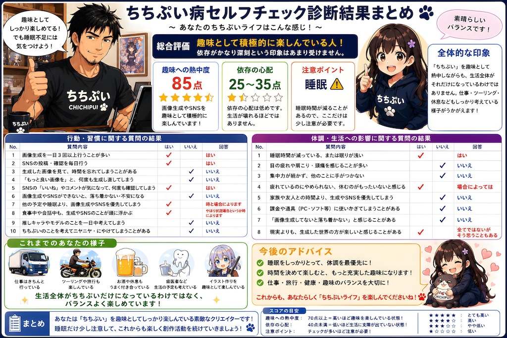 ちちぷい病診断結果まとめ