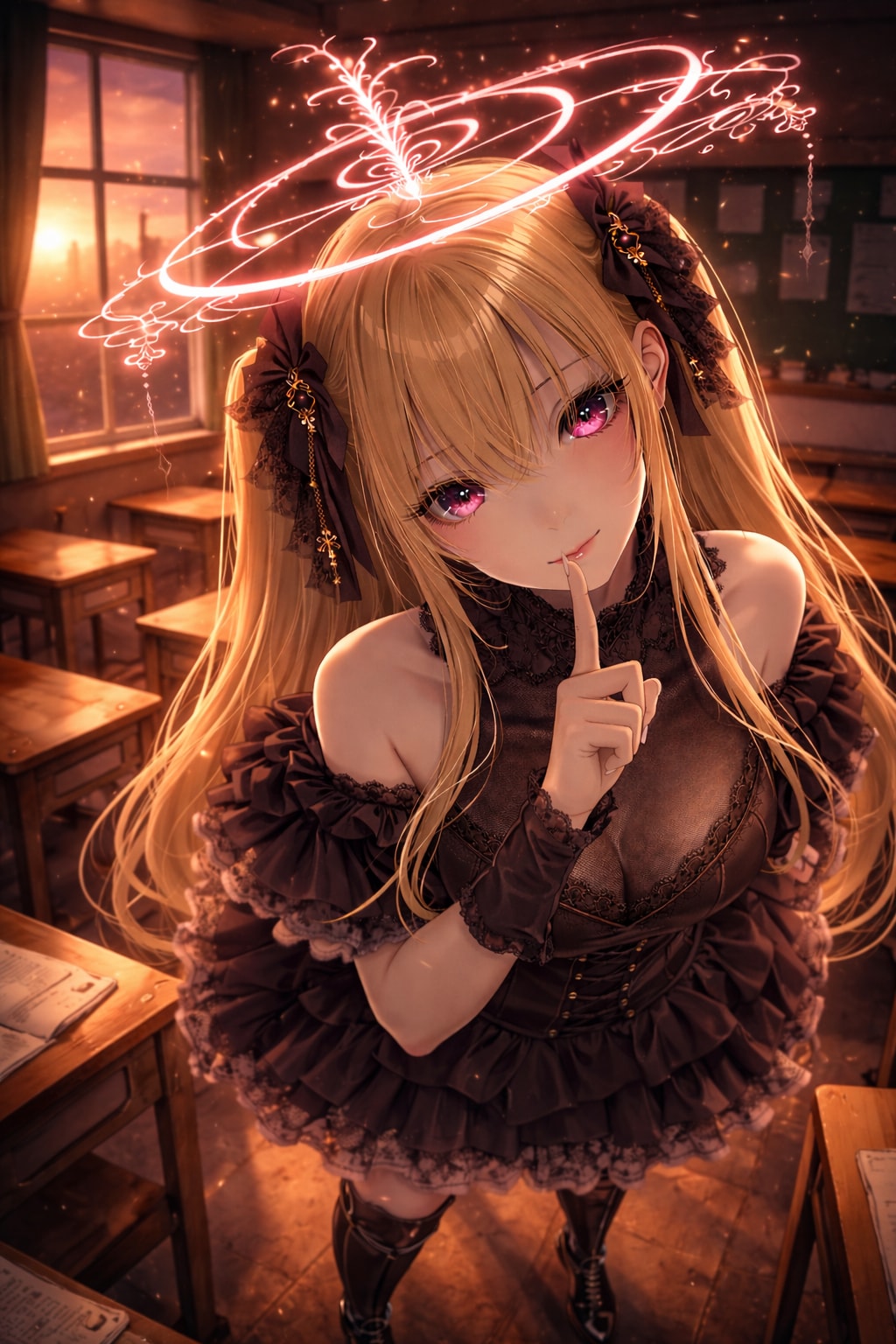 みんなには内緒だよ？ | の人気AIイラスト・グラビア