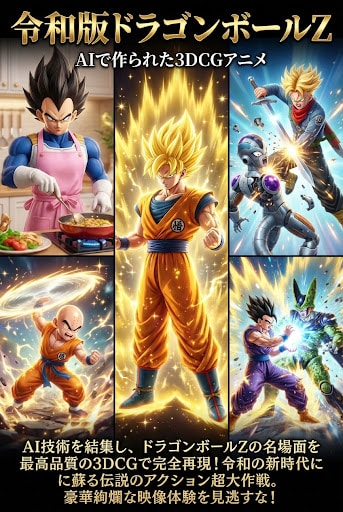嘘アニメ企画　令和版ドラゴンボールZ