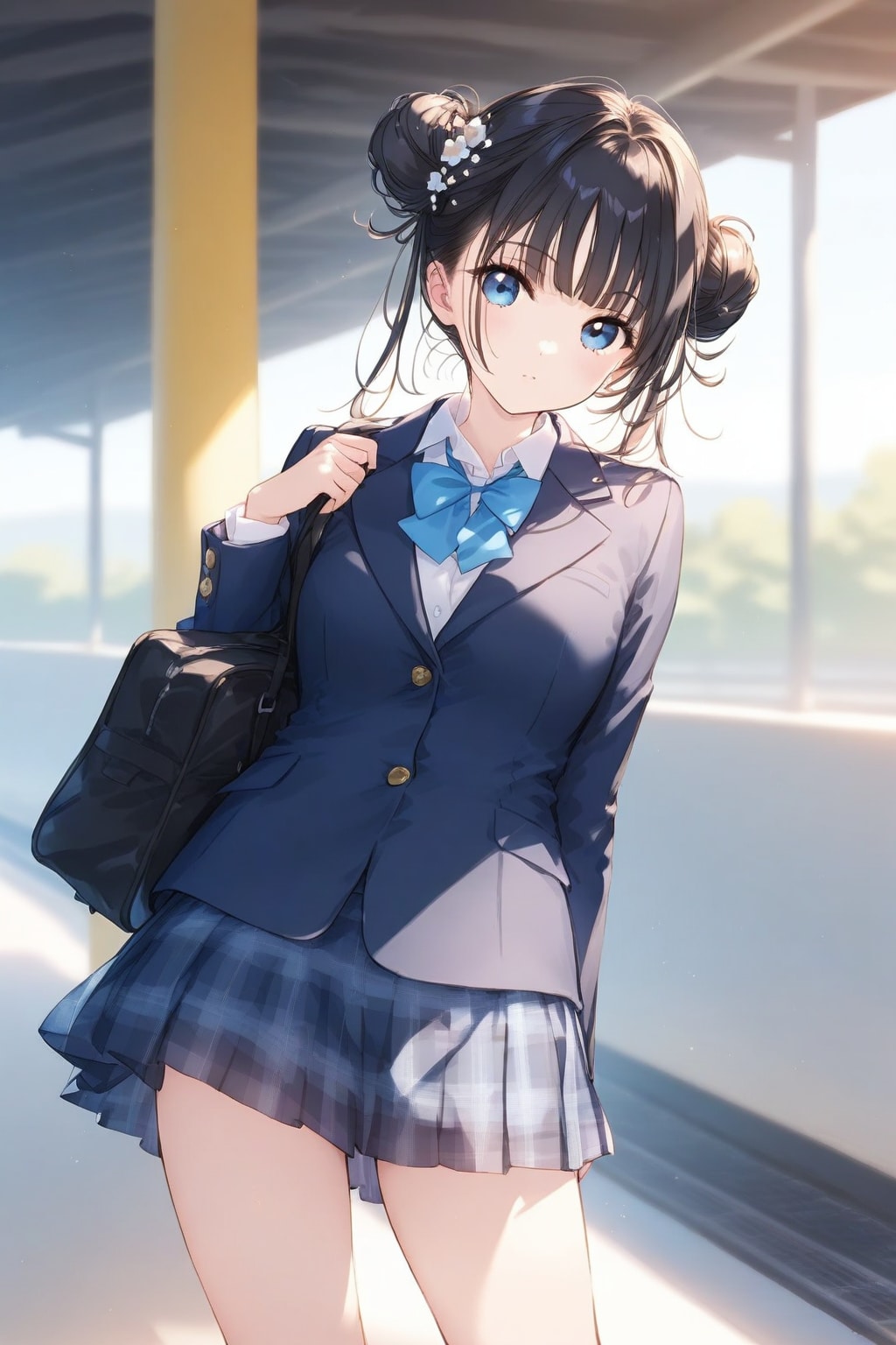 通学中のおだんごちゃん🍡✨