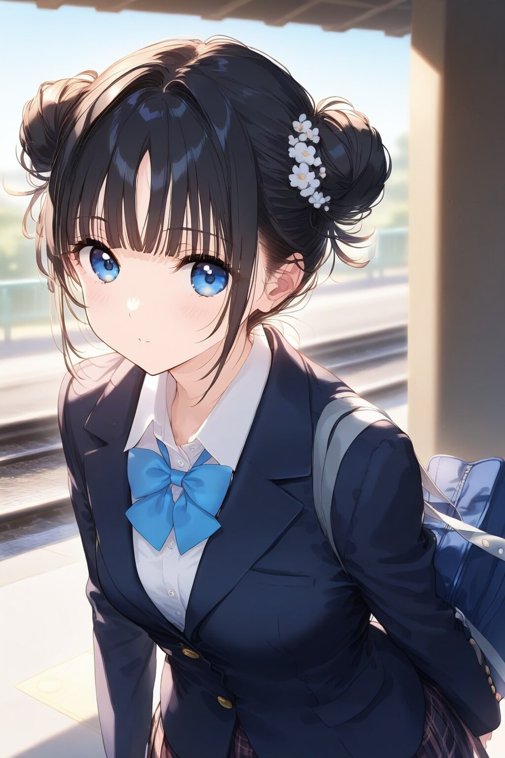 通学中のおだんごちゃん🍡✨