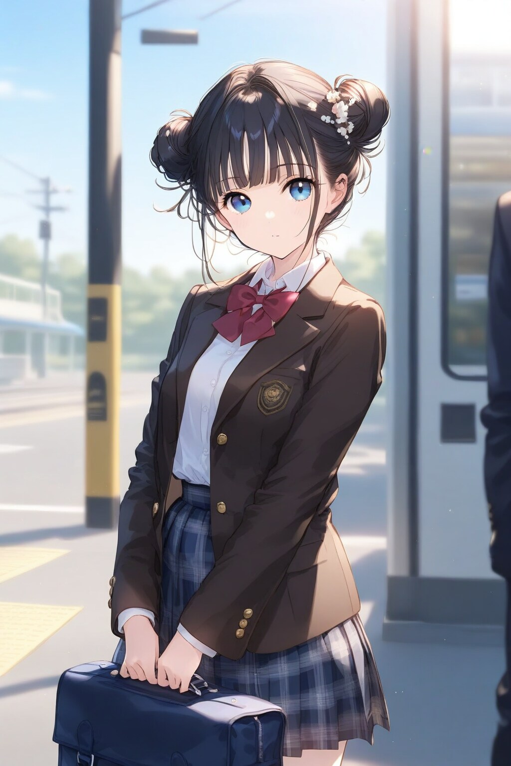 通学中のおだんごちゃん🍡✨