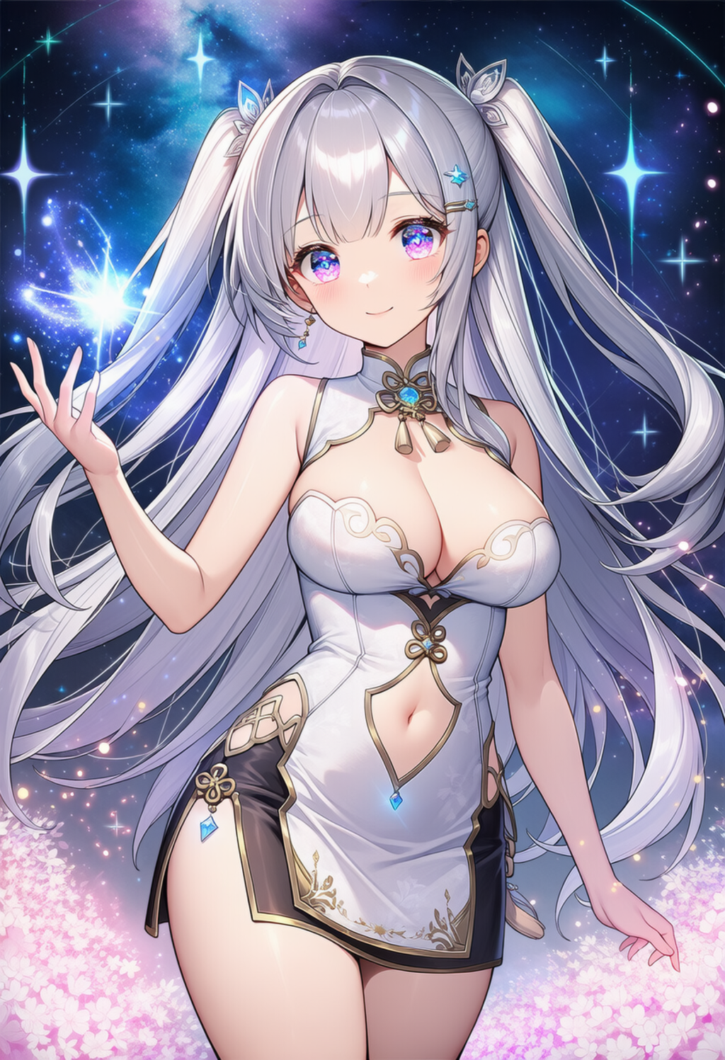 チャイナドレスの美女